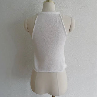 Folty Halter Neck Knit Sleeveless