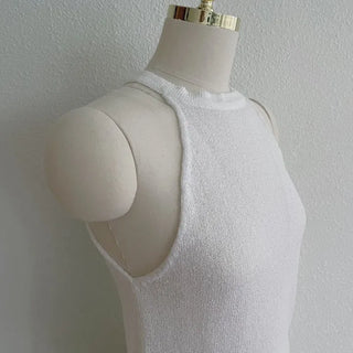 Folty Halter Neck Knit Sleeveless