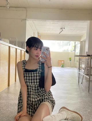 Jjonzoni Square Lace Layered Strappy Nashi