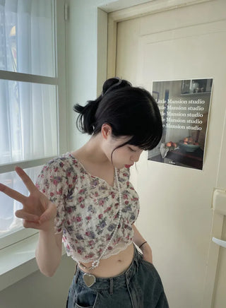 Eyelet Lace Sleeveless Bustier