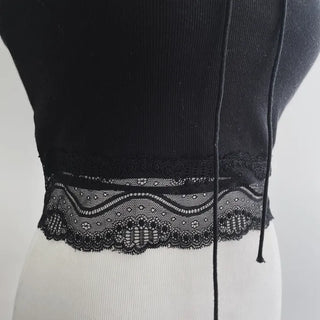 Eyelet Lace Sleeveless Bustier