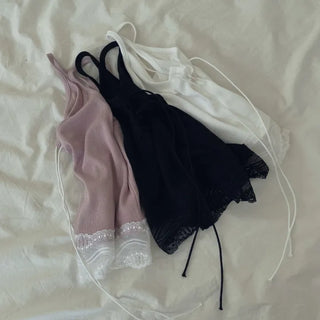 Eyelet Lace Sleeveless Bustier