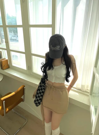 Nipo Lace Wave Button Sleeveless