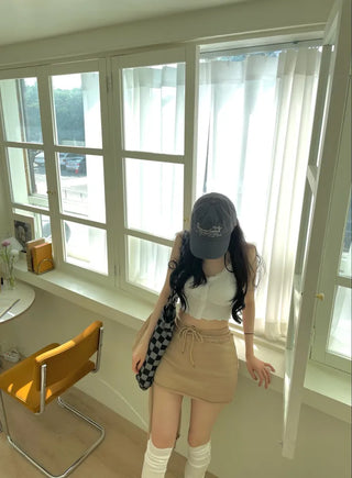 Nipo Lace Wave Button Sleeveless