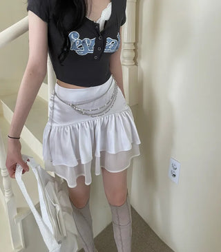 Moni Vintage Print Short Sleeve T-Shirt