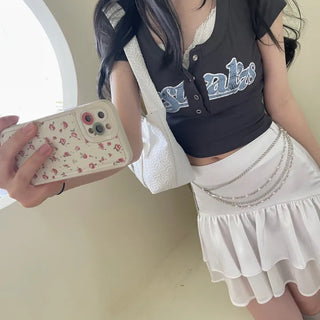 Moni Vintage Print Short Sleeve T-Shirt