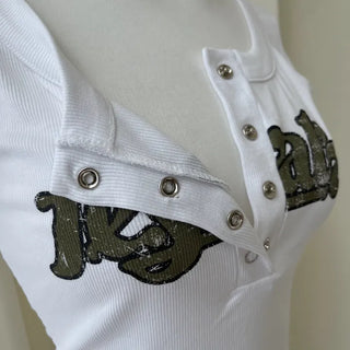 Moni Vintage Print Short Sleeve T-Shirt