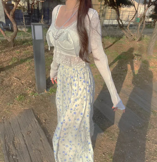 Bloom Lace Embroidery Sleeveless