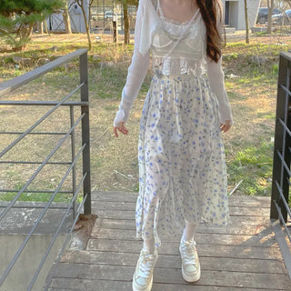 Bloom Lace Embroidery Sleeveless