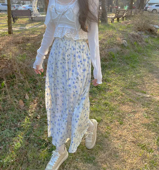 Bloom Lace Embroidery Sleeveless