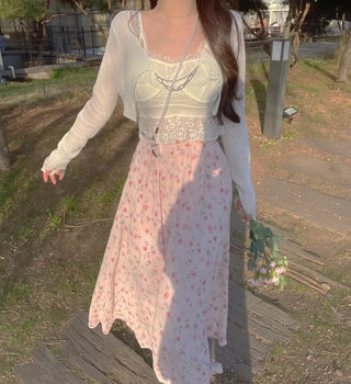 Bloom Lace Embroidery Sleeveless