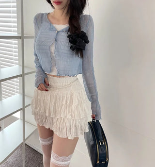 Witty Square Lace Bustier Nashi