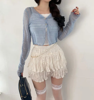 Witty Square Lace Bustier Nashi