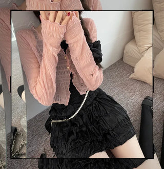 Witty Square Lace Bustier Nashi