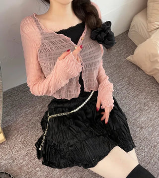 Witty Square Lace Bustier Nashi