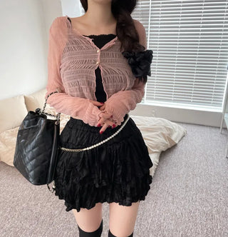 Witty Square Lace Bustier Nashi