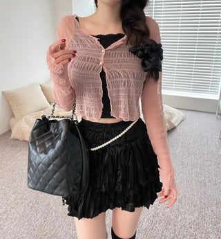 Witty Square Lace Bustier Nashi