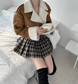 Formal Suede Fleece Crop Mustang