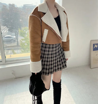 Formal Suede Fleece Crop Mustang