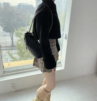 Formal Suede Fleece Crop Mustang