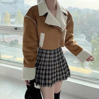 Formal Suede Fleece Crop Mustang