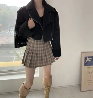 Formal Suede Fleece Crop Mustang