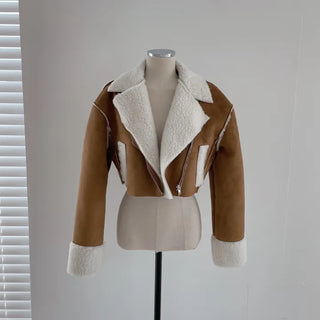 Formal Suede Fleece Crop Mustang