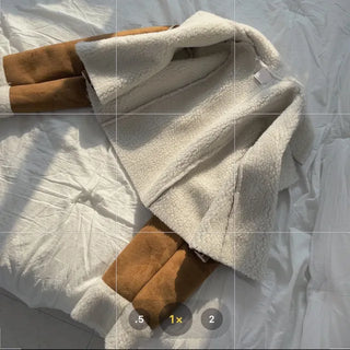 Formal Suede Fleece Crop Mustang