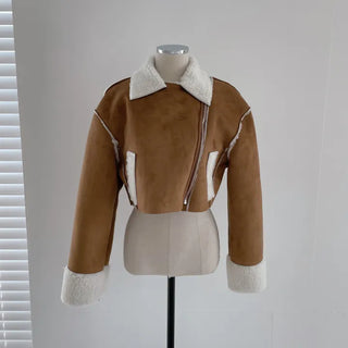 Formal Suede Fleece Crop Mustang