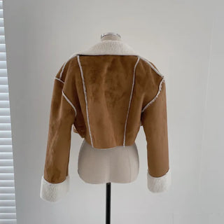 Formal Suede Fleece Crop Mustang