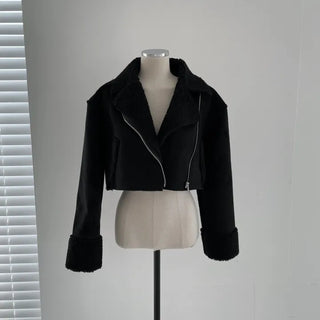 Formal Suede Fleece Crop Mustang