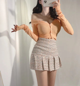 Juicy Daily Wave V-neck Crop Cardigan