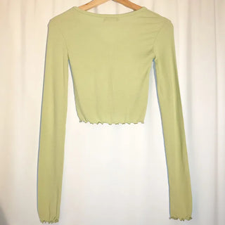 Juicy Daily Wave V-neck Crop Cardigan