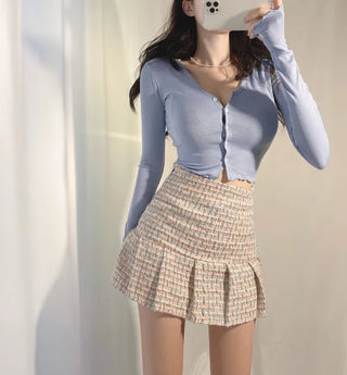 Juicy Daily Wave V-neck Crop Cardigan