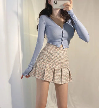 Juicy Daily Wave V-neck Crop Cardigan