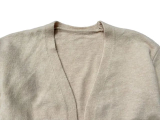 Miora Button Halter Bustier Knit A-Line Loose Fit Cardigan Set