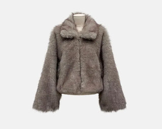 Liden Eco Fur Collar Jacket Coat