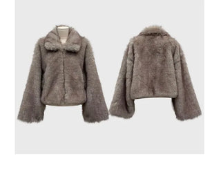 Liden Eco Fur Collar Jacket Coat