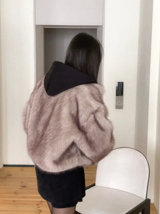 Liden Eco Fur Collar Jacket Coat