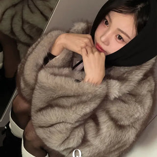 Liden Eco Fur Collar Jacket Coat