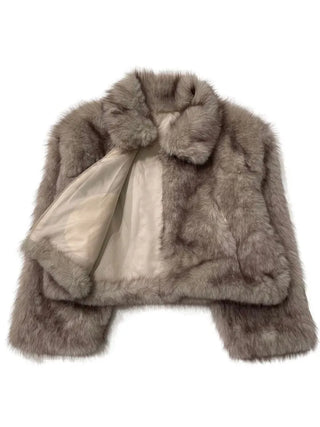Liden Eco Fur Collar Jacket Coat
