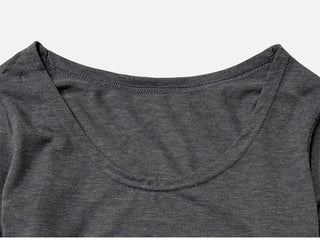 Romini Dot Bustier Sleeveless Long Sleeve T-shirt Layered Set