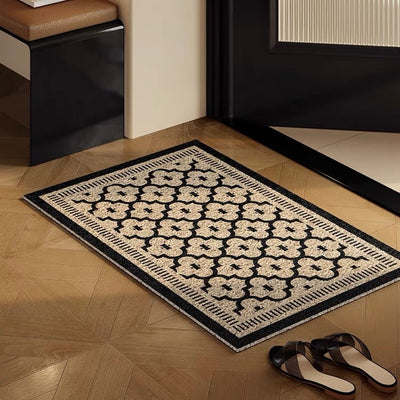 Geometric pattern Monotone entrance mat 50x80 Mud removal