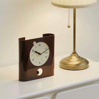 CurveDesign Tabletop Acrylic Pendulum Clock
