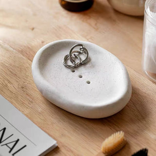 Plump Ceramic Soap Dish  Soap holder tray