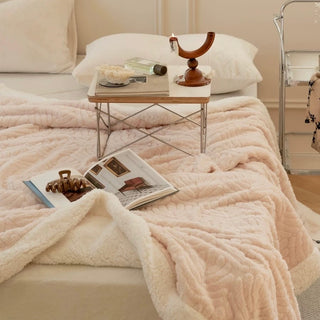 Leaf pattern blanket single size 150 x 200 cm blanket for protection against air conditioning.