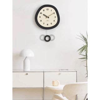 Monochrome Nuance Clock Pendulum Clock Wall Clock