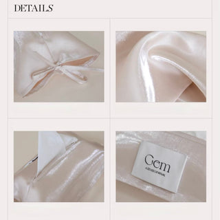 Silk Pearl Color Tissue Case   Hanging Cover