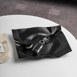 Square Monotone Accessory Tray  Small Item Tray