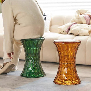 Clear Color Storage Side Table Stool  Chair